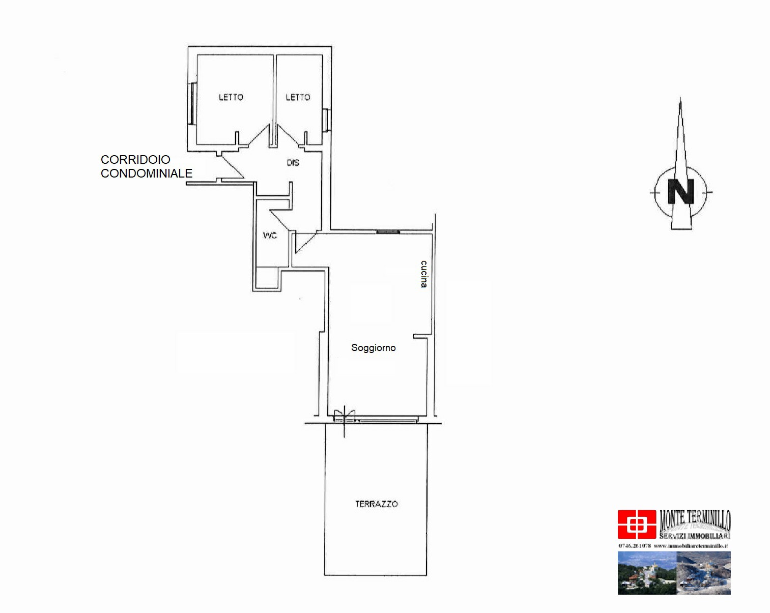 Terminillo Trilocale termoautonomo nuovo ristrutturato con terrazzo