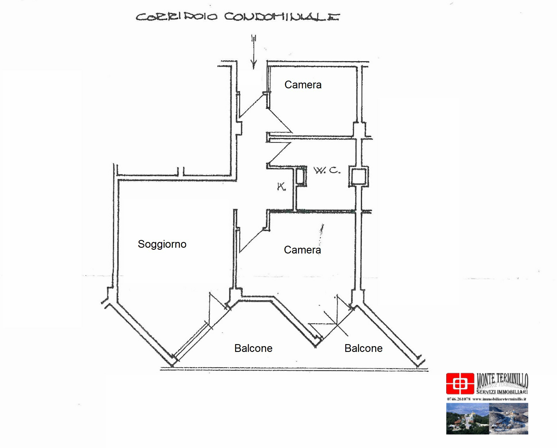 terminillo trilocale panoramico arredato, termoautonomo con 2 balconi e stufa e aria condizionata