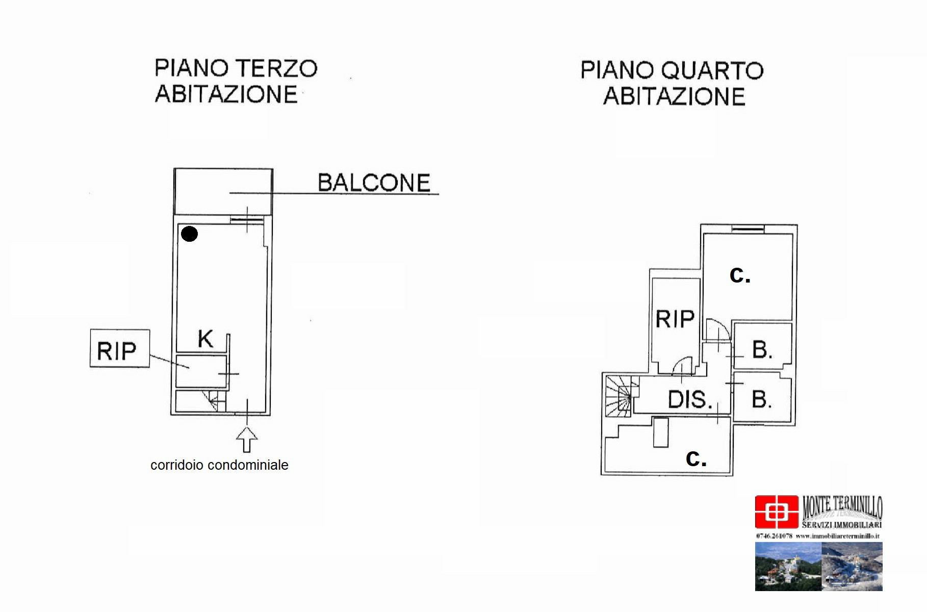 Terminillo Trilocale doppi servizi Nuovo Termoautonomo Camino Balcone